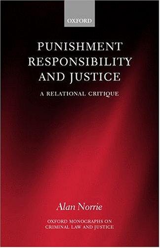 Cover for Punishment, Responsibility, and Justice