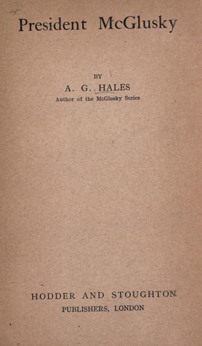 Cover for President McGlusky.