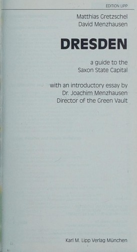 Cover for Dresden