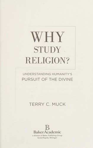 Cover for Why study religion?