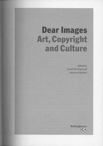 Cover for Dear images