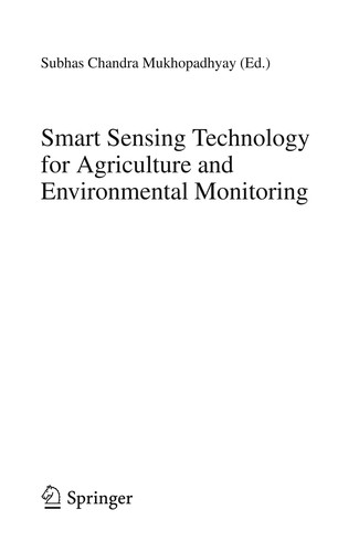 Cover for Smart Sensing Technology for Agriculture and Environmental Monitoring