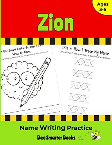 Cover for Zion Name Writing Practice