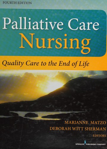 Cover for Palliative Care Nursing