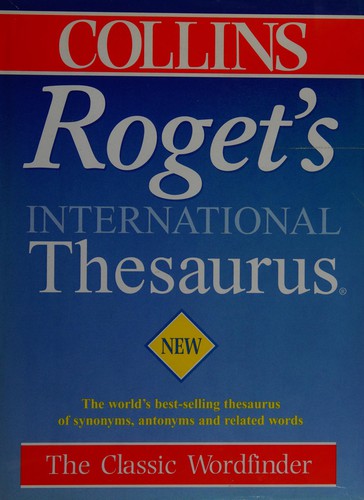 Cover for Roget's international thesaurus.
