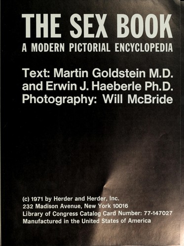 Cover for The sex book