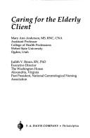 Cover for Caring for the elderly client