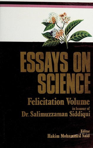 Cover for Essays on science