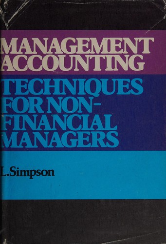 Cover for Management accounting
