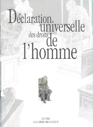 Cover for Déclaration universelle des droits de l'homme