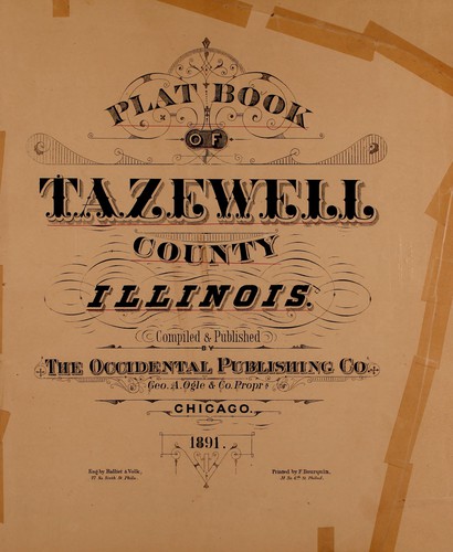 Cover for Plat book of Tazewell County, Illinois