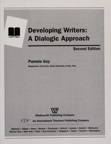 Cover for Developing writers