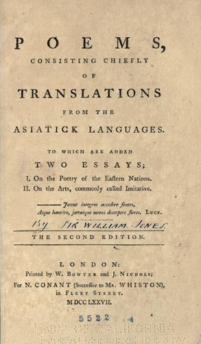 Cover for Poems