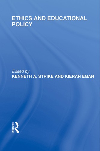 Cover for Ethics and educational policy