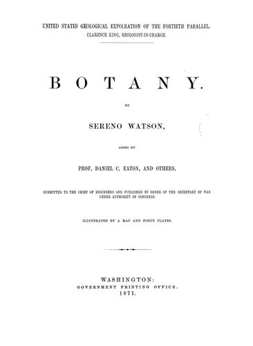 Cover for Botany