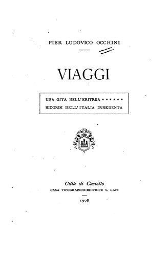 Cover for Viaggi