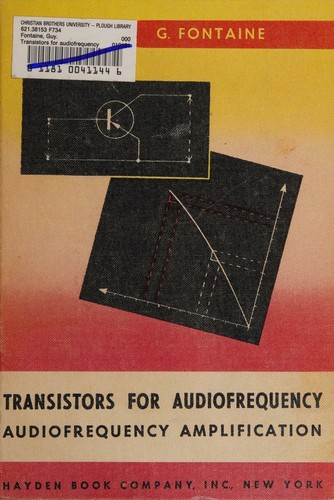 Cover for Transistors for audiofrequency