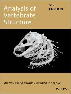 Cover for Analysis of vertebrate structure