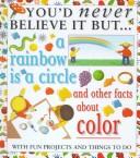 Cover for A rainbow is a circle