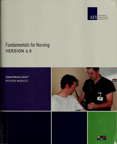 Cover for Fundamentals for nursing