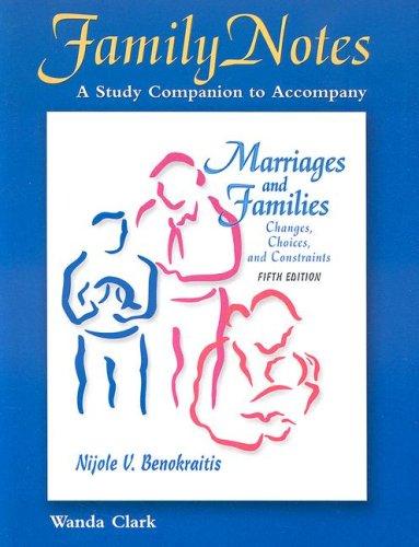Cover for Family Notes: Marriages and Families