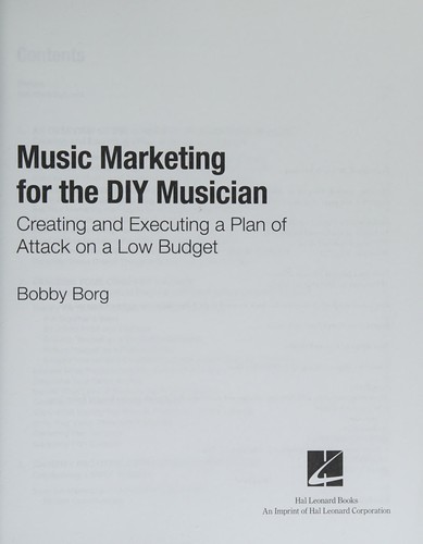 Cover for Music marketing for the DIY musician