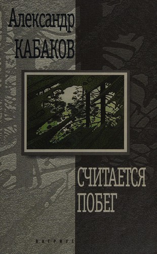Cover for Schitaetsi︠a︡ pobeg