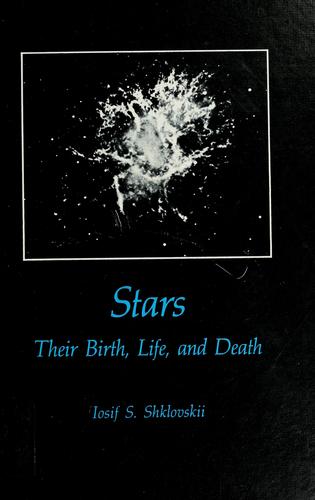 Cover for Stars, their birth, life, and death