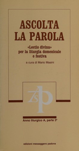 Cover for Ascolta la parola