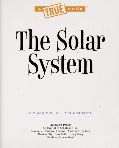 Cover for The solar system