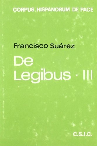 Cover for DE LEGIBUS TOMO III