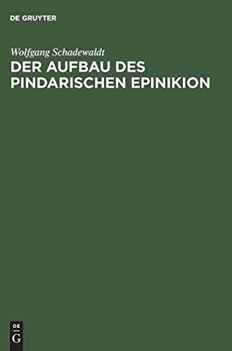 Cover for Der Aufbau des Pindarischen Epinikion