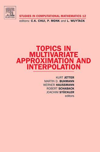 Cover for Topics in multivariate approximation and interpolation