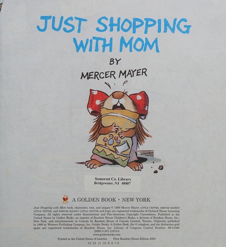 Cover for Just Shopping With Mom