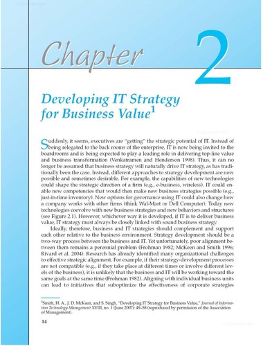 Cover for IT strategy in action