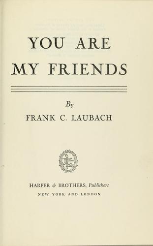 Cover for You are my friends