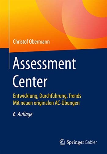 Cover for Assessment Center