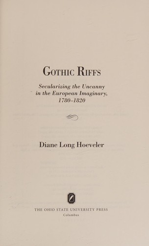 Cover for Gothic riffs