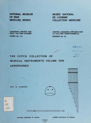Cover for The CCFCS collection of musical instruments