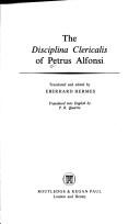 Cover for The Disciplina clericalis of Petrus Alfonsi