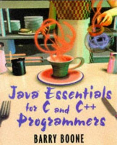 Cover for Java essentials for C and C++ programmers