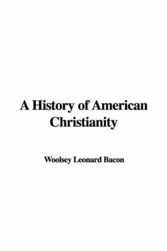 Cover for A History of American Christianity