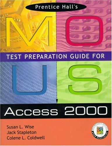 Cover for Prentice Hall MOUS Test Preparation Guide for Access 2000 and CD Package