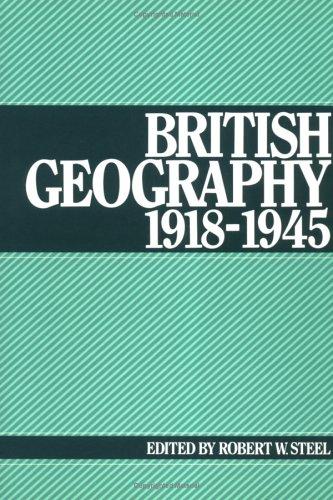 Cover for British Geography 19181945