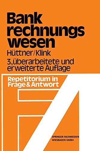 Cover for Bank-Rechnungswesen