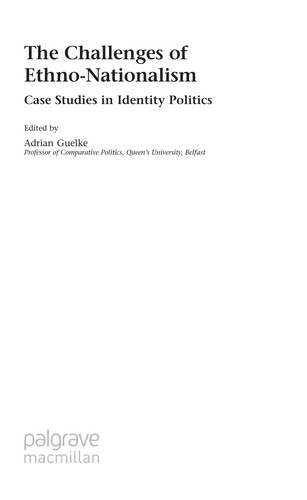 Cover for The challenges of ethno-nationalism