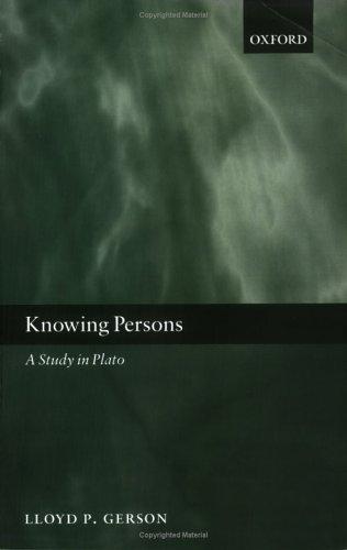 Cover for Knowing Persons