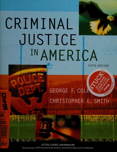 Cover for Criminal justice in America