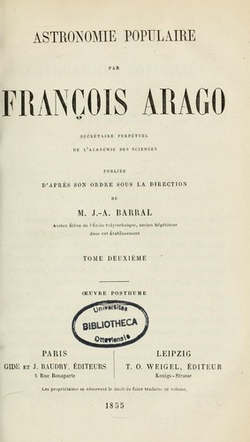 Cover for Astronomie populaire