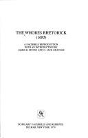 Cover for The Whores rhetorick (1683)